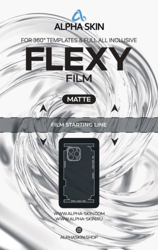 Alpha-Skin Film 50 pcs"Flexy Matte"