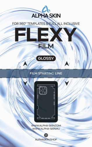 Alpha-Skin Hydrogel Film 50 pcs "Flexy Glossy"