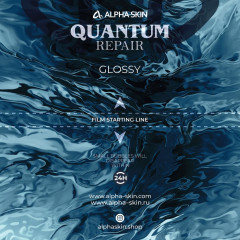 Alpha-Skin Hydrogel Film 25pcs  for Folding Screen 200mm*200mm  "Quantum Repair Glossy"