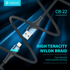Cable Celebrat CB-22 A-L Lightning 2.4A 1.2M