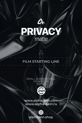 Alpha-Skin Film 10 pcs "Privacy"