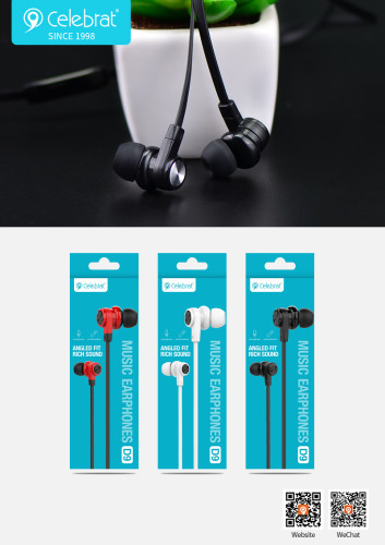 Headphones Celebrat D9 3.5mm Jack 1.2m