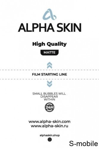 Alpha-Skin Film 50 pcs "High Quality TPU" Matte