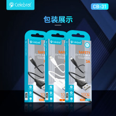 Cable Celebrat CB-31 A-L Lightning 2.4A 1M