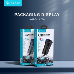 Car Charger Celebrat CC-10 USBA QC3.0 Type-C PD20W