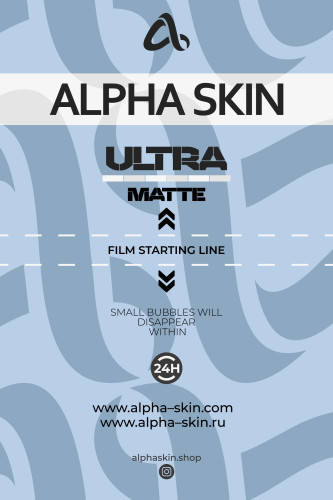 Alfa-Cilt Filmi 50 adet TPU Ultra Mat