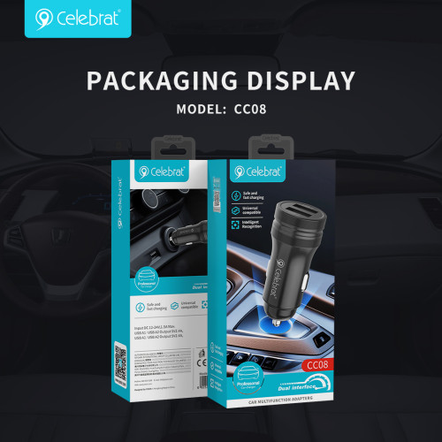 Car Charger Celebrat CC-08 5V 2.4A